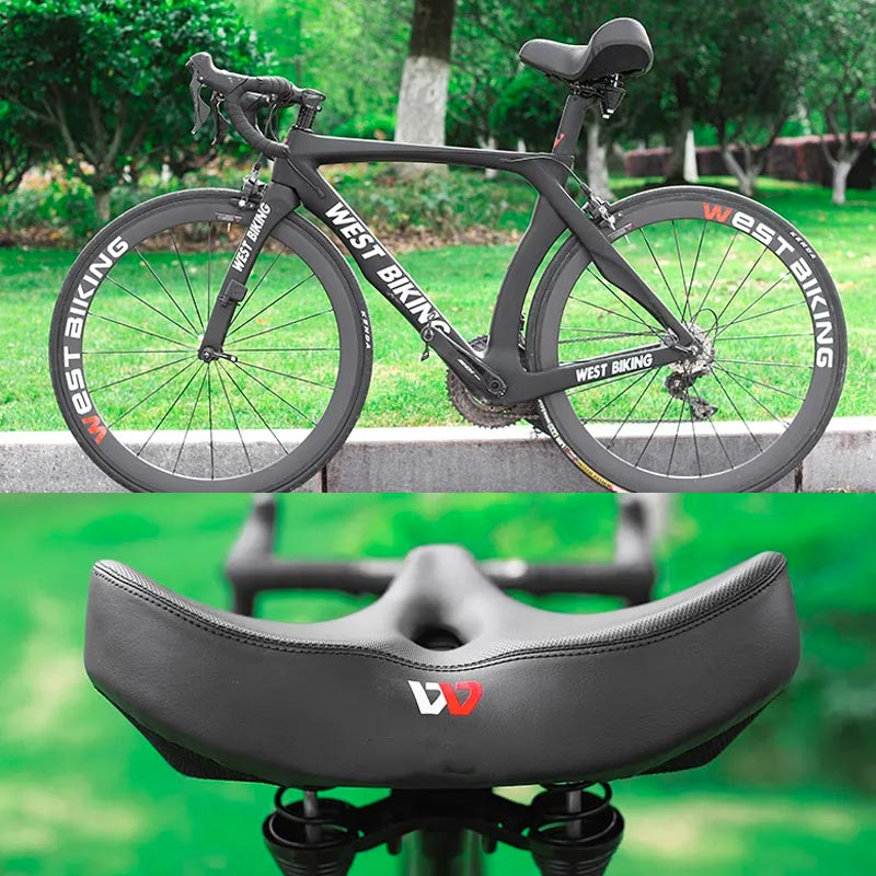 Ergonomisch Comfort Fietszadel – Breed & Weerbestendig