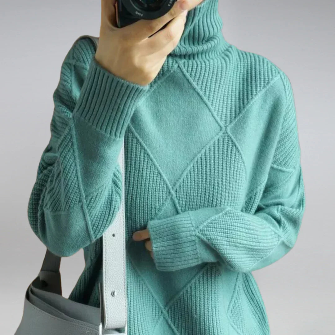 Luxe Kasjmier Dames Coltrui – Zachte en Warme Wintertrui