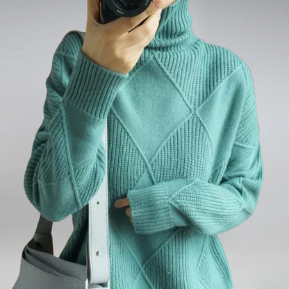 Luxe Kasjmier Dames Coltrui – Zachte en Warme Wintertrui