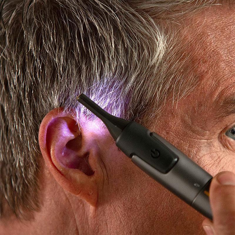 Precisie Haartrimmer met LED-Verlichting | Titanium RVS Mesjes | Ergonomisch Design