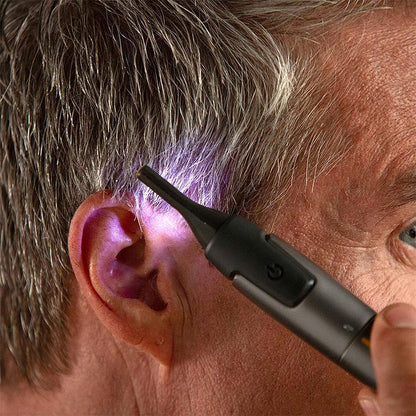 Precisie Haartrimmer met LED-Verlichting | Titanium RVS Mesjes | Ergonomisch Design