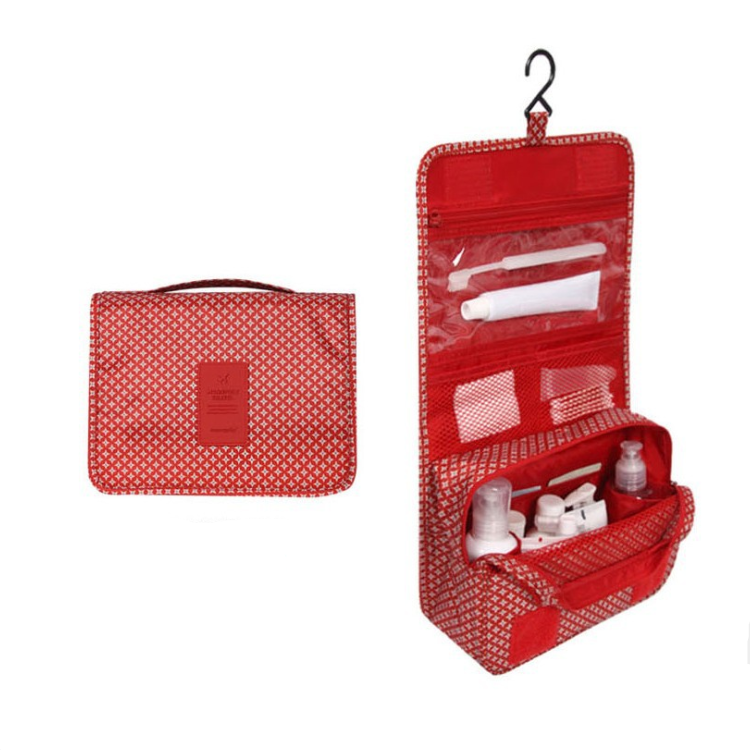 TravelEase – Waterafstotende Cosmetictas met Haak en Vakken | Reistoilettas