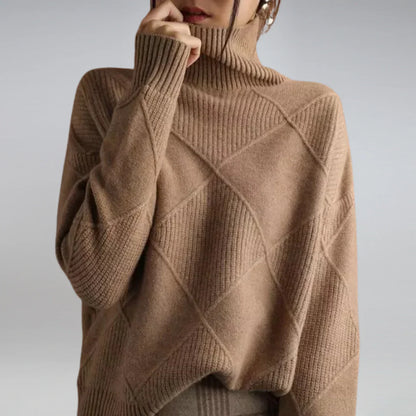 Luxe Kasjmier Dames Coltrui – Zachte en Warme Wintertrui