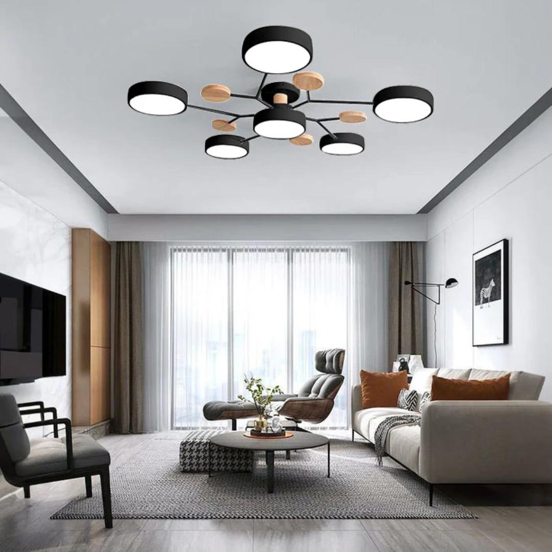 Plafondlamp Luxova – Moderne LED Plafonniere met Strak Design