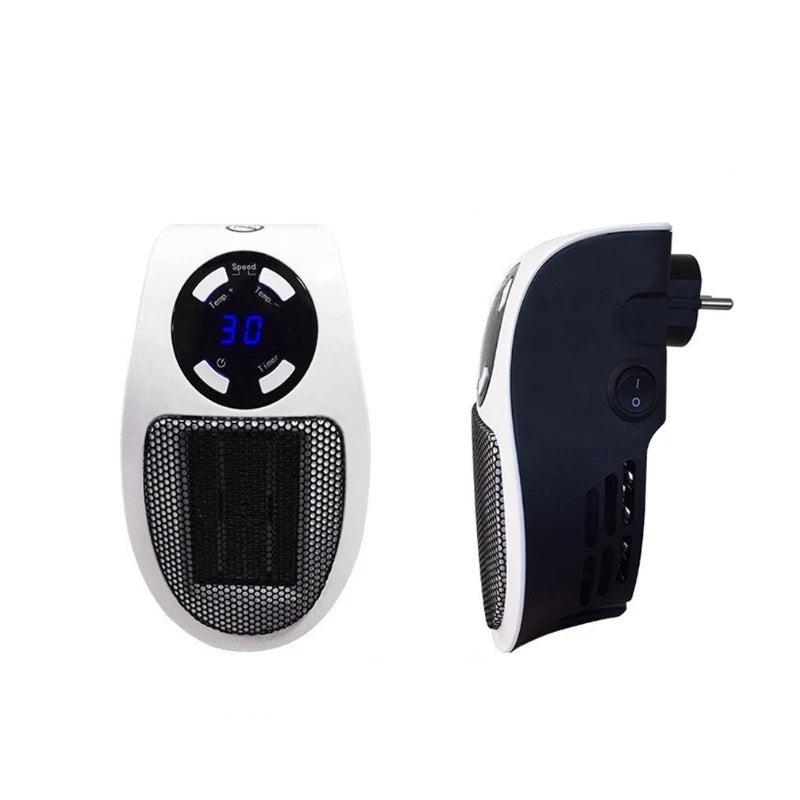 Compacte Stopcontact Verwarmingsunit 500W met Thermostaat