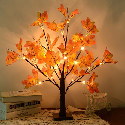 Sfeervolle Lichtboom met Rode Vogels – Flexibele LED Decoratieboom
