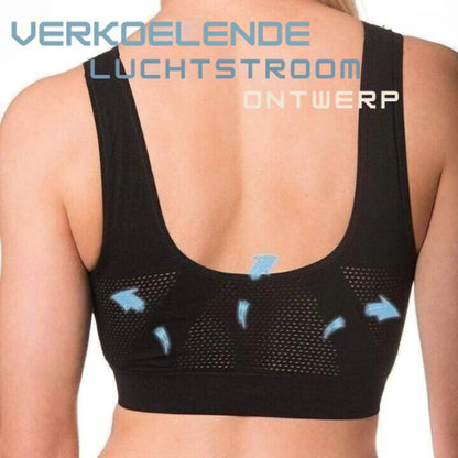 Dames Naadloze Comfort BH met Ademend Materiaal en Ondersteuning