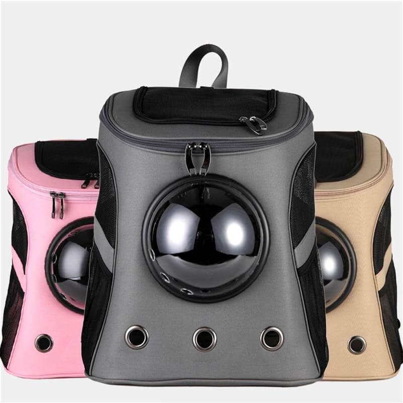 Ruimzicht Kattenrugzak – Comfortabele Huisdierdrager met Bubbelvenster