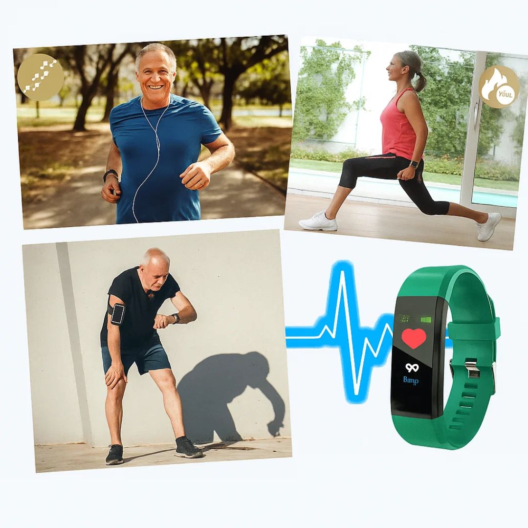 SeniorCare Veiligheidshorloge met Valdetectie, GPS Tracker en Hartslagmeting
