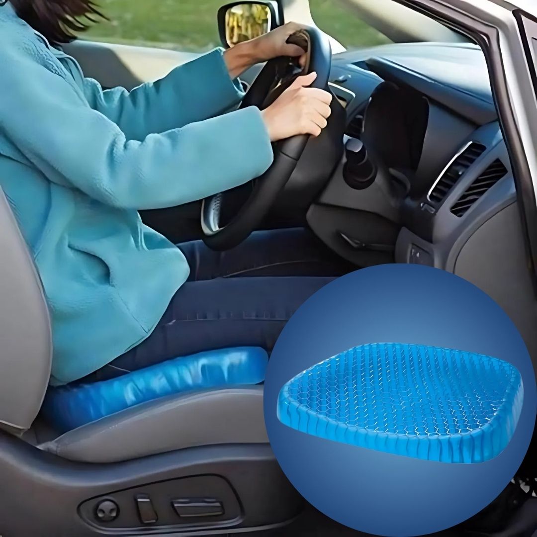 Premium Gel-Zitkussen met Drukverlichting voor Bureau, Auto en Rolstoel