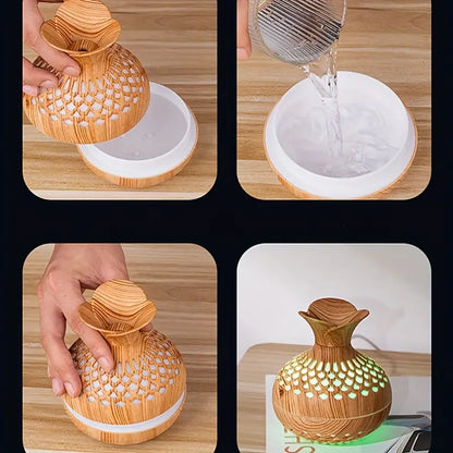 Bloem Aroma Vernevelaar - Moderne Diffuser met Nachtlampje
