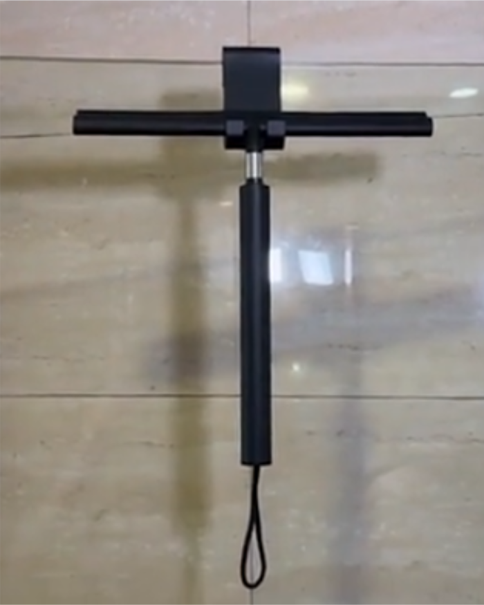 Telescopische Douchewisser met Uitschuifbare Steel