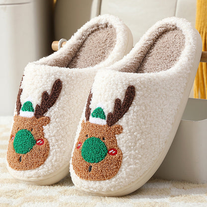 Warme Kerstpantoffels van Pluche