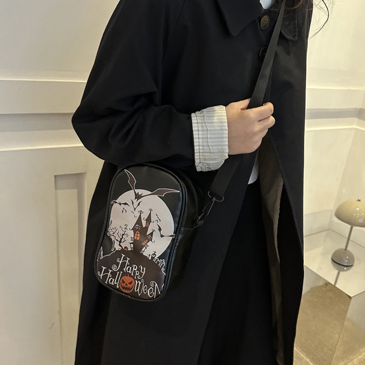 Halloween Schoudertas – Handtas in Griezelige Stijl