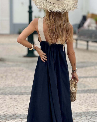 Veloria Halter Midi Jurk Dames