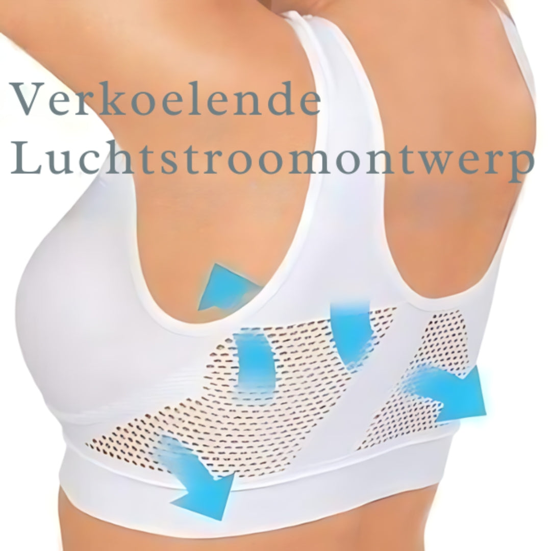 Dames Naadloze Comfort BH met Ademend Materiaal en Ondersteuning