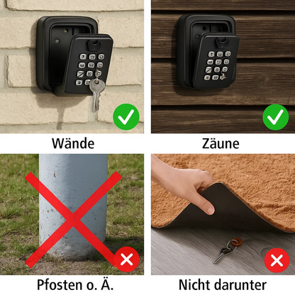KeyGuard Buitenkluis – Weerbestendige Wandgemonteerde Sleutelkast