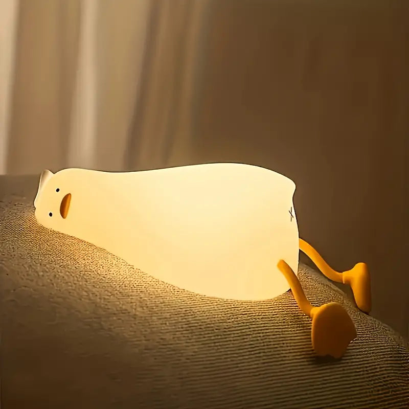 Zacht Siliconen Eendenlamp met Dimbaar LED-licht voor de Kinderkamer