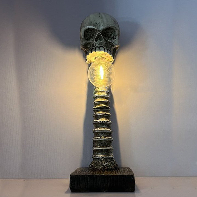 Schedel Wervelkolom LED Decoratielamp - Griezelige Sfeerverlichting