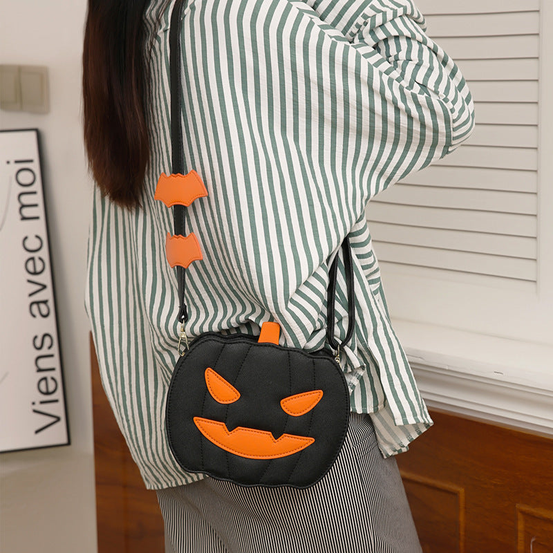 Halloween Messenger Bag – Minimalistische Schoudertas in Effen Kleuren