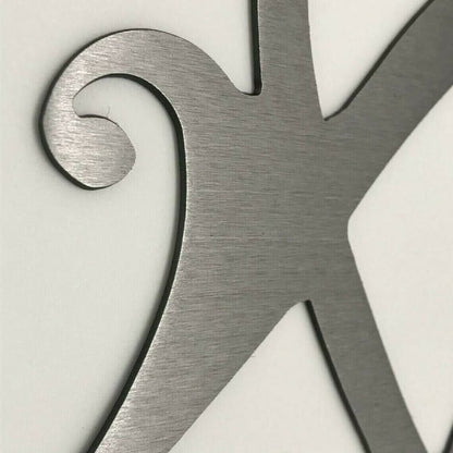 OneindigHart Wanddecor – IJzeren Wandsculptuur met Symbool van Eeuwige Liefde