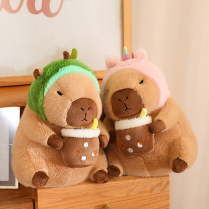 Pluche Knuffeldier Capibara Mix | Zacht Knuffelpop in 6 Ontwerpen & 2 Maten