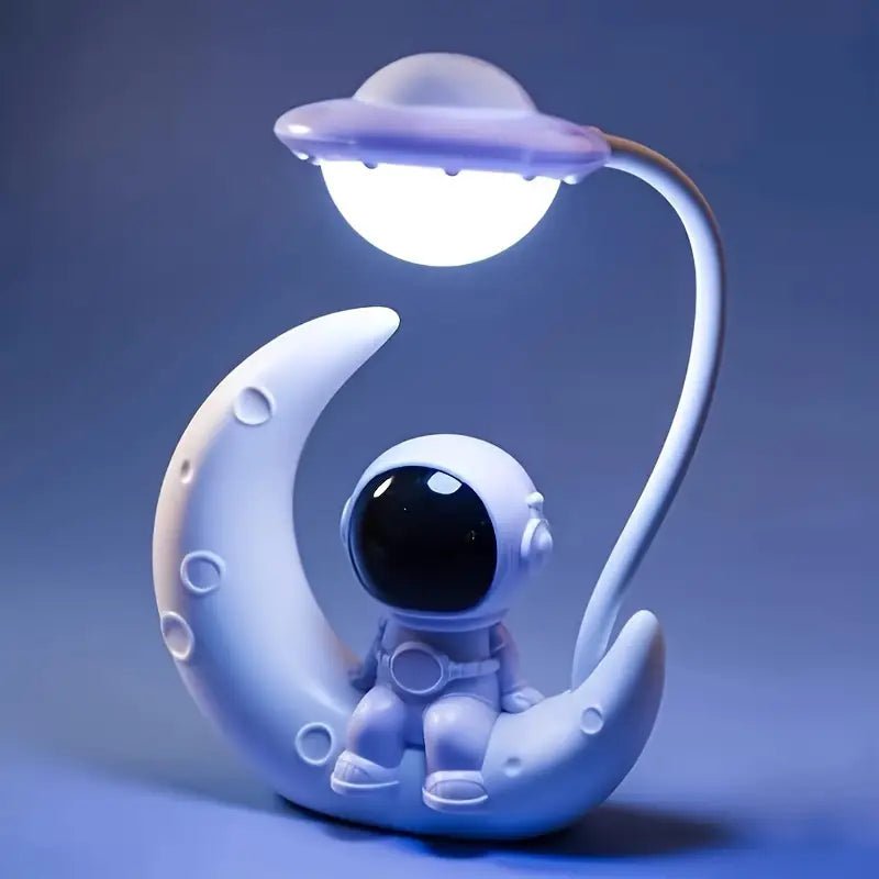 Astronaut Maannachtlamp - Instelbare LED Nachtverlichting