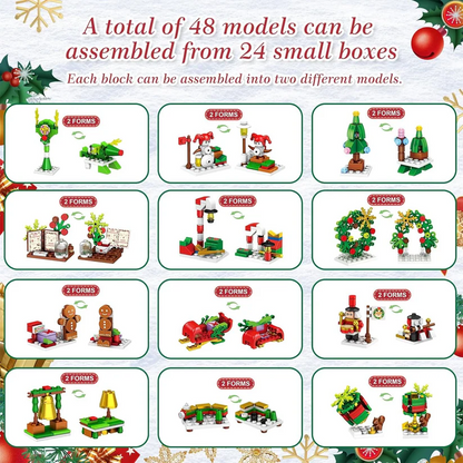 Bouwplezier Adventskalender 2025 – 24 Dagen Creatief Speelplezier