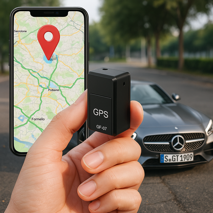 AutoSafe Mini GPS Tracker – Real-Time Locatie Zonder Abonnement