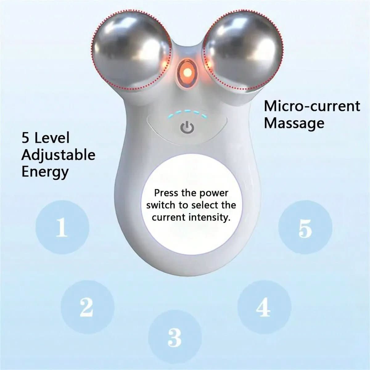 ContourLift Gezichtsmassager Met Microstroom
