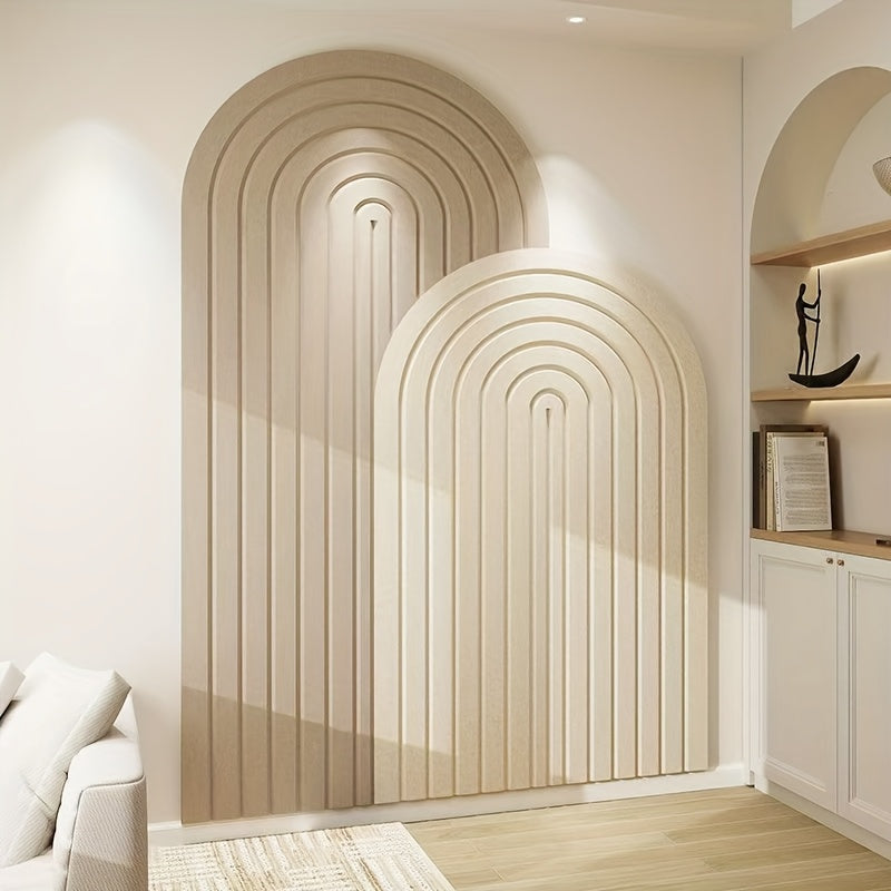 Gebogen Vilten Prikbord – Grote Zelfklevende Wanddecoratie van Polyester Vilt