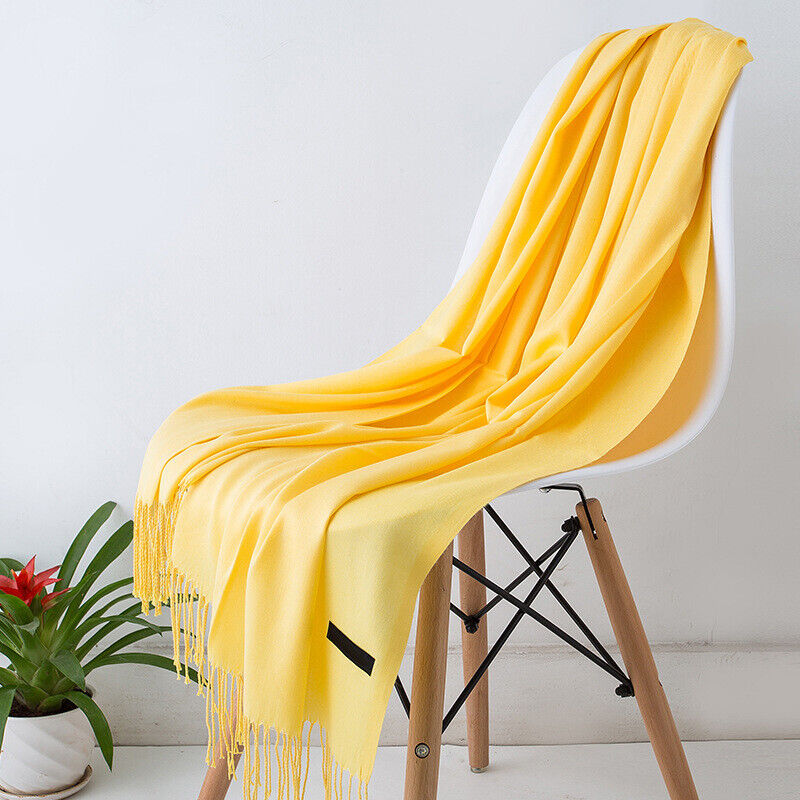 LuxeSoft Kasjmier Sjaal – Zachte & Warme Dames Sjaal in Effen Kleuren