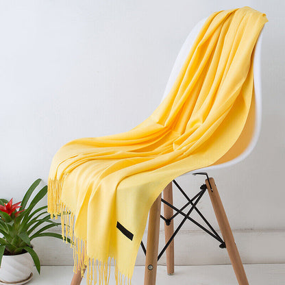 LuxeSoft Kasjmier Sjaal – Zachte & Warme Dames Sjaal in Effen Kleuren