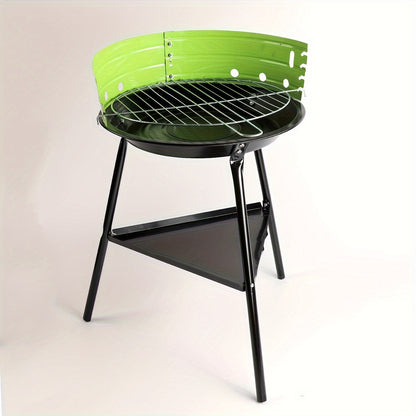 GrillNova Compacte Buitenbarbecue met Windbescherming