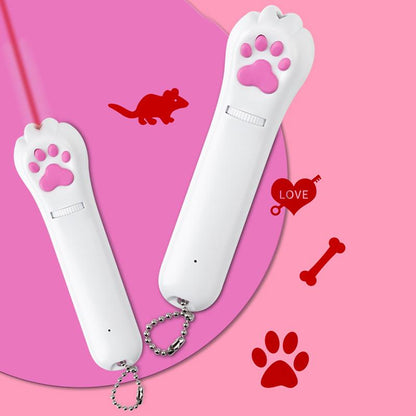 PurrPlay USB Oplaadbaar Kattenlaser Speelgoed – Interactief LED Licht met 4 Patronen