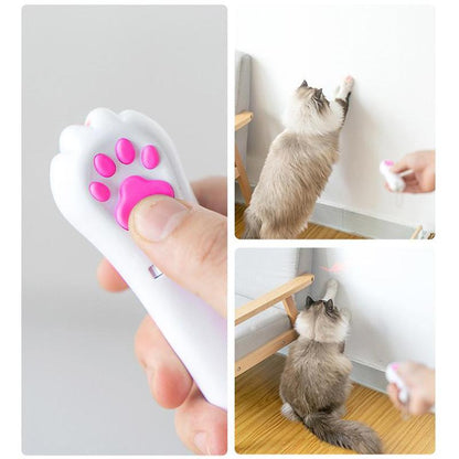 PurrPlay USB Oplaadbaar Kattenlaser Speelgoed – Interactief LED Licht met 4 Patronen