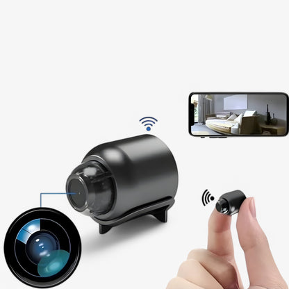 Uniko HD Mini Beveiligingscamera – Draadloze 1080P Bewaking met Nachtzicht & Bewegingsdetectie
