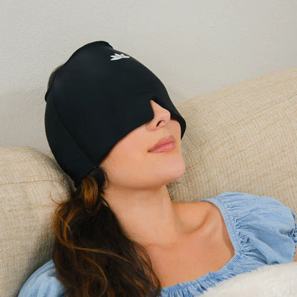 HoofdRelax Warm-Koud Therapie Masker – Verlicht Migraine & Hoofdpijn Direct