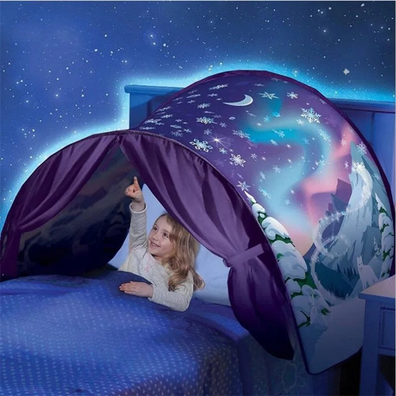 WonderTent Slaaptent voor Kinderen – Magische Bedtent met Thema’s