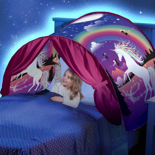 WonderTent Slaaptent voor Kinderen – Magische Bedtent met Thema’s