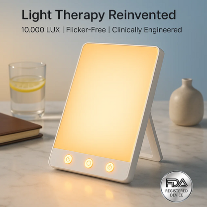 10.000 Lux SAD Lichttherapielamp met Verstelbare Helderheid en Timer