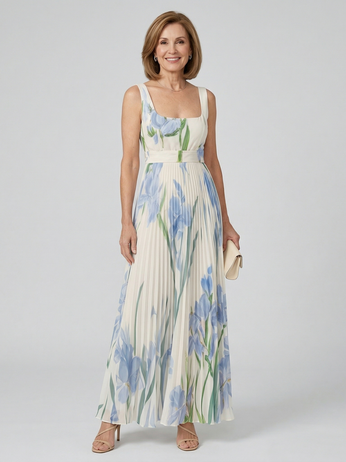 BloesemLuxe Maxi Jurk Met Bloemenprint