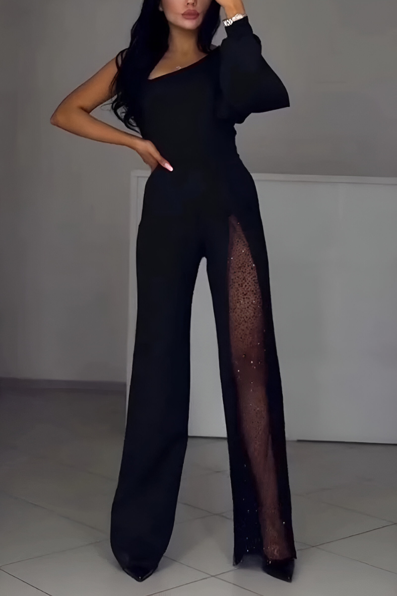 Elegante Jumpsuit met Wijde Pijpen - Modern Design