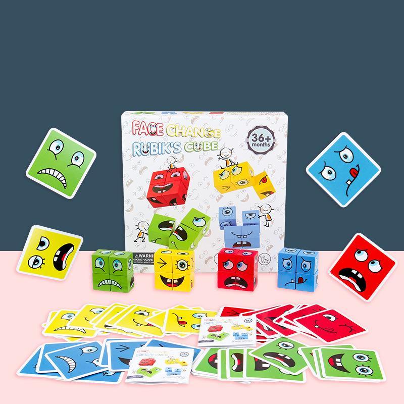 BlockiMix Houten Puzzelspel – Kleurrijke Educatieve Blokken voor Peuters en Kleuters