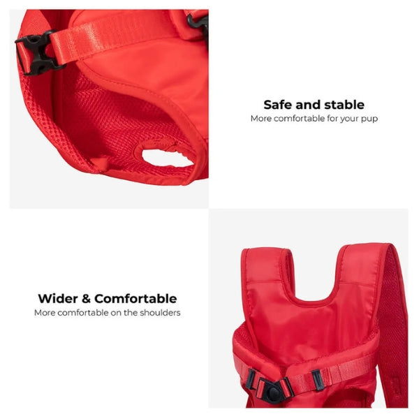 Comfortabele Huisdier Draagzak Cockpit – Waterdicht & Ademend – Voor Hond of Kat