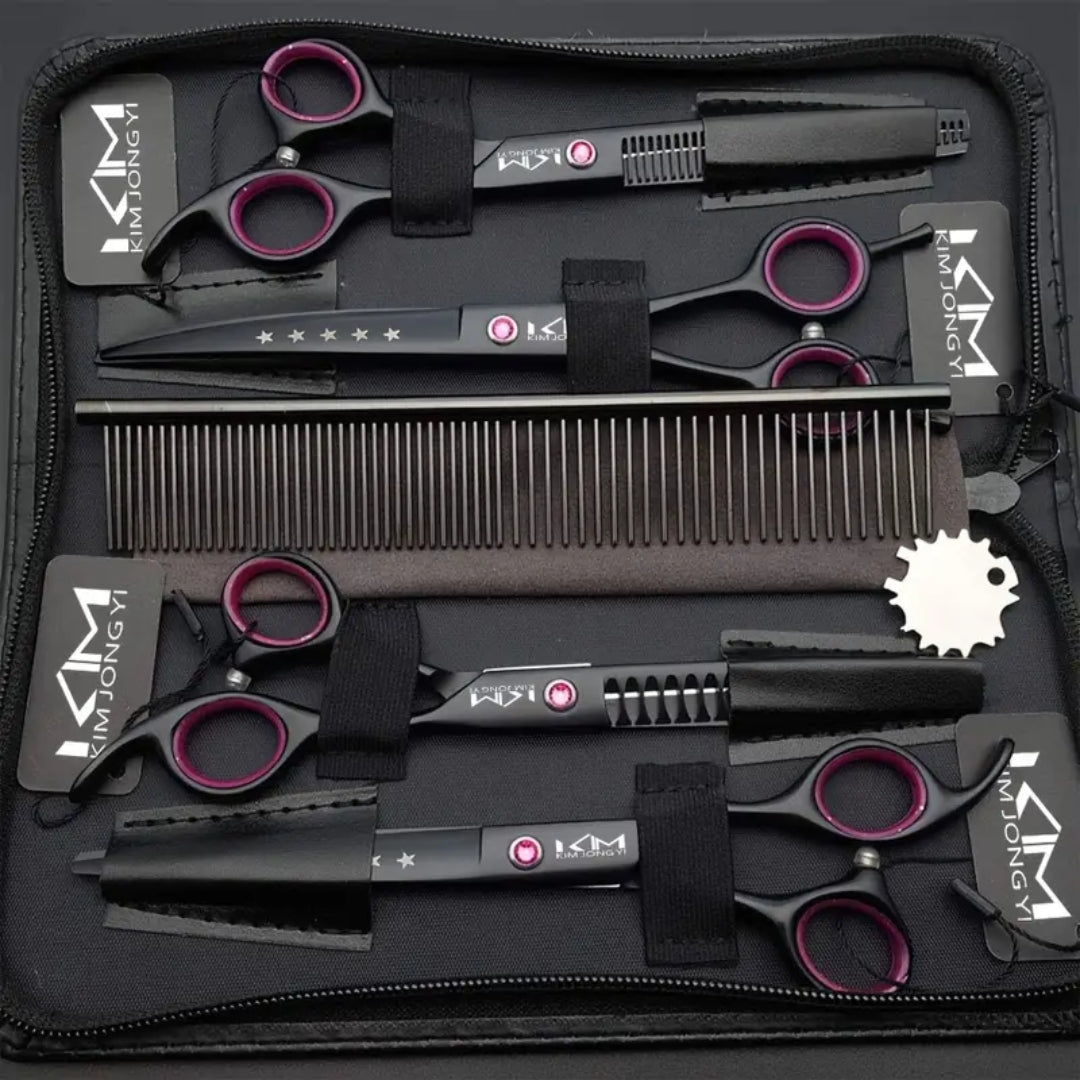 TrimPro Huisdierentrimmerset – Complete Scharenset voor Precieze Vachtverzorging