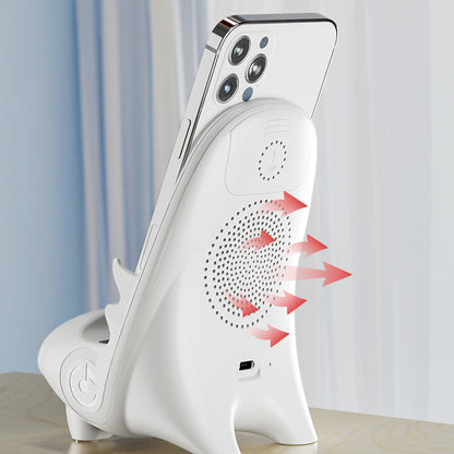 FlexCharge Chair – Draadloze Snellader & Telefoonhouder in Stoelvorm