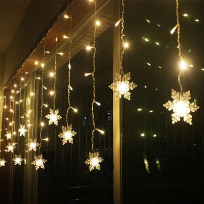 SneeuwLicht LED Gordijnverlichting – Decoratief en Herbruikbaar