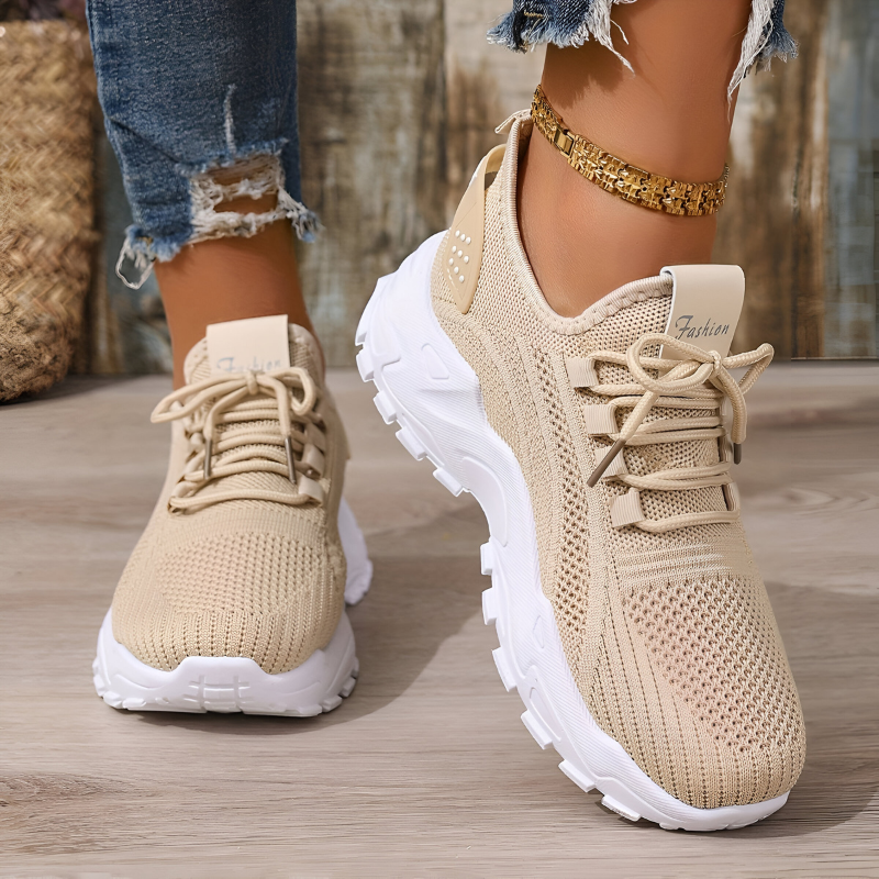 Comfort Plus Brede Sneaker met Voetboogondersteuning