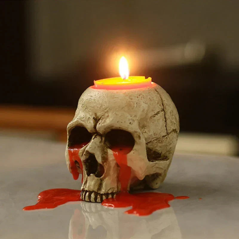 Doodskop Harskaars - Handgemaakte Halloween Decoratie